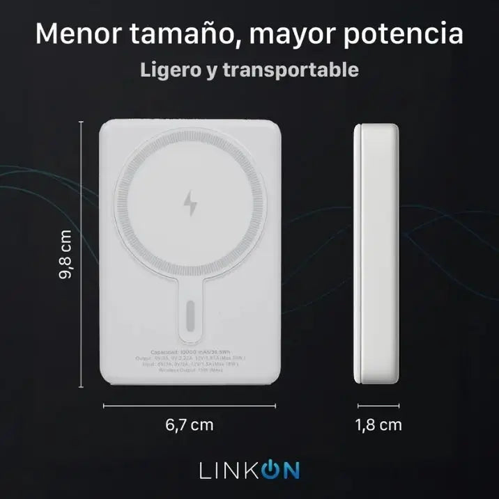 MagCharge Pro® Bateria Externa Magnética / SALVA LA BATERIA DE TU CELU DONDE SEA