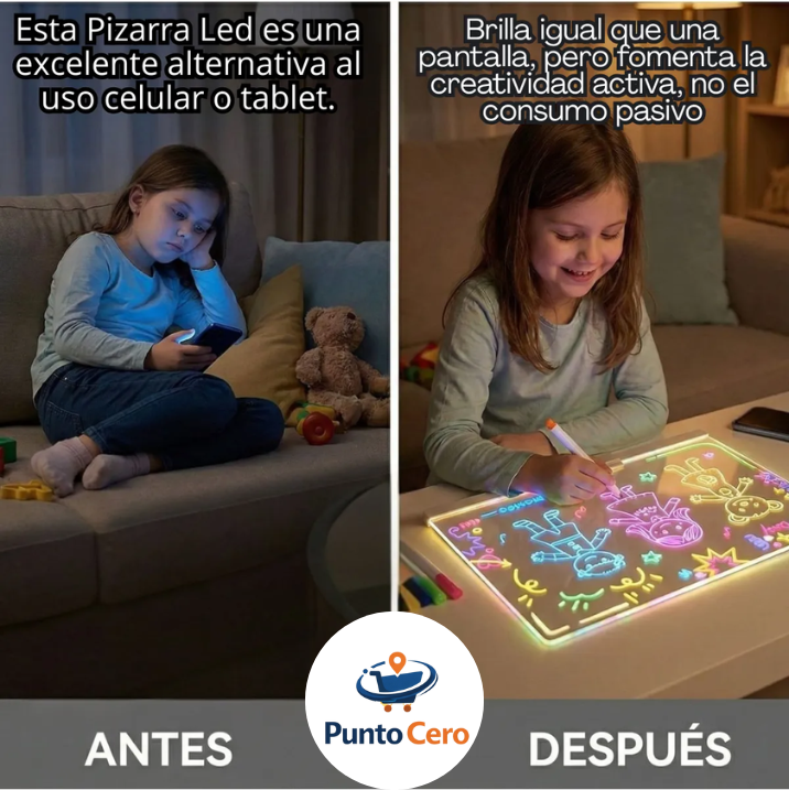 ✨Pizarra LED Creativa / Entretención ilimitada sin celular