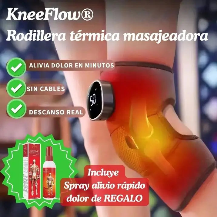 KneeFlow® Rodillera termica - Alivia el DOLOR de rodilla en MINUTOS