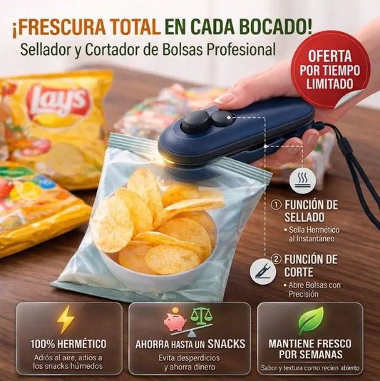 FreshSeal™ Sellador 2 en 1 / No desperdicies MÁS comida