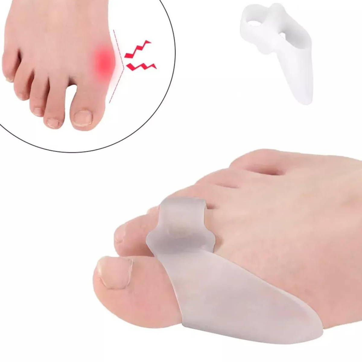 Protector de silicona para juanetes