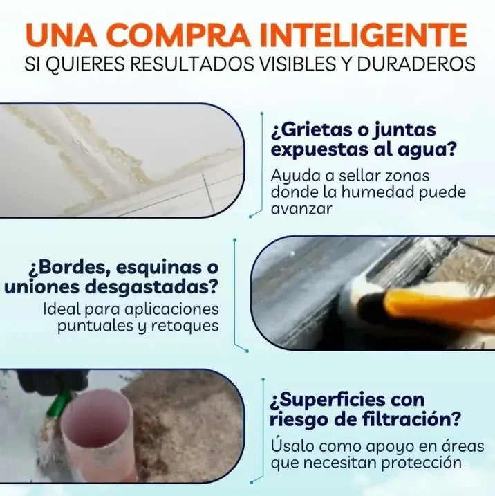 SealPro® Sellador impermeable 300gr - Protege tu CASA del AGUA desde hoy