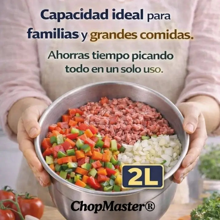 ChopMaster®  - Pica todo en SEGUNDOS, sin ESFUERZO