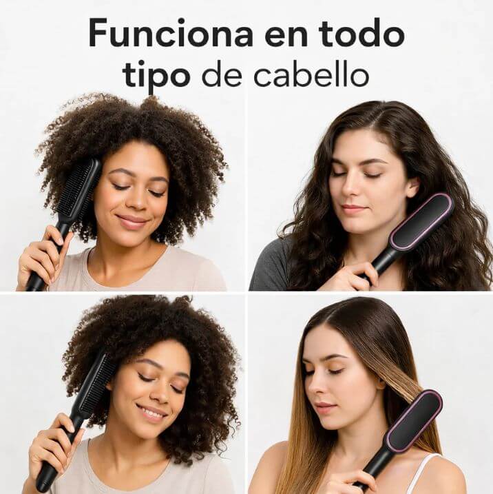 GlossWand® Cepillo alisador / Liso PROFESIONAL sin salir de casa