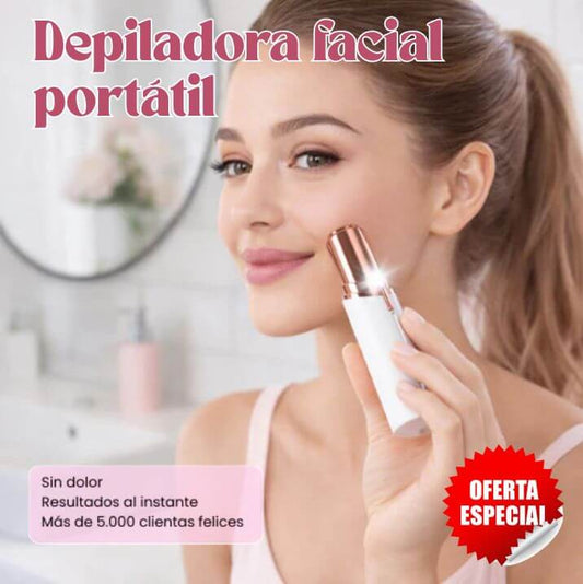 Depiladora Facial Portátil / Elimina el vello incómodo sin dolor