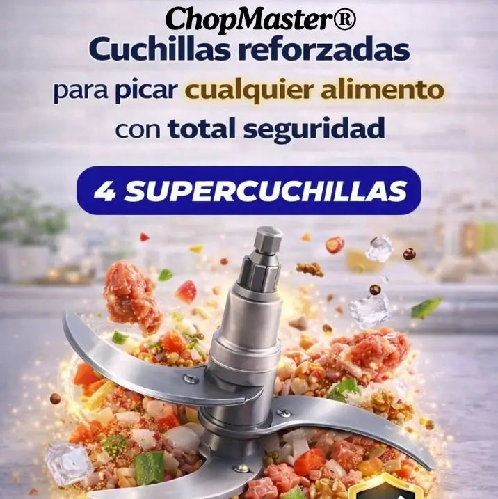 ChopMaster®  - Pica todo en SEGUNDOS, sin ESFUERZO