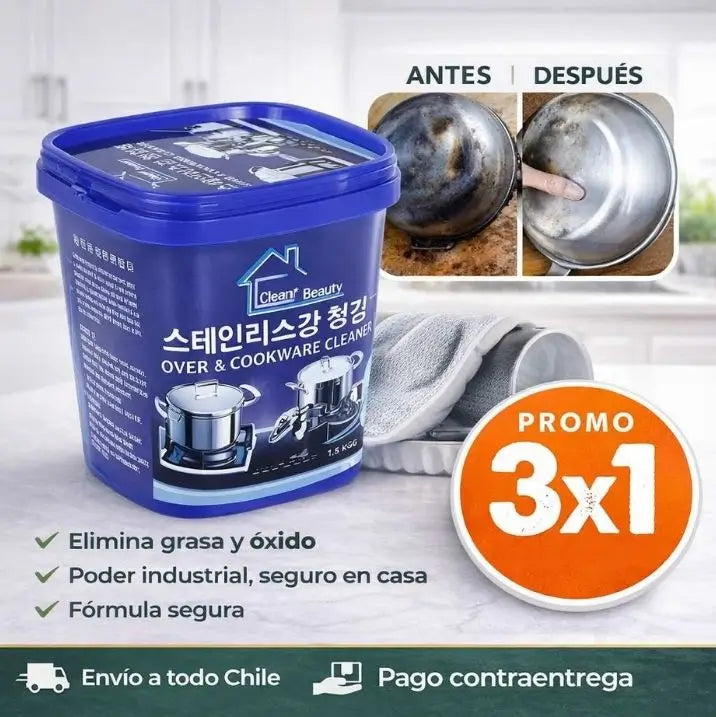 BrilloPro® Limpiador Ollas / Deja tus ollas como NUEVAS sin esfuerzo