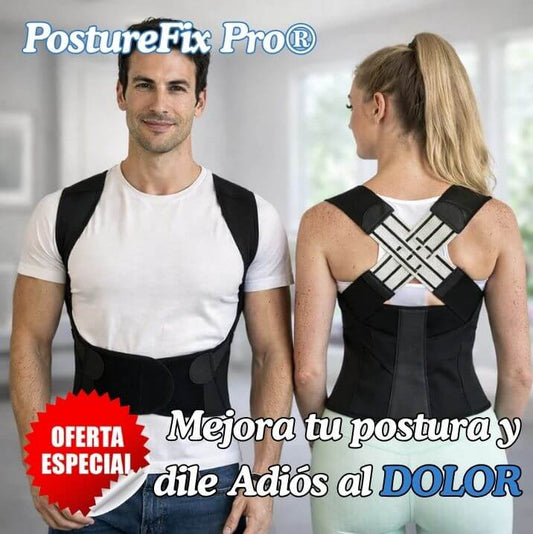 PostureFix Pro® Corrector postura ajustable / Evita jorobas a largo plazo