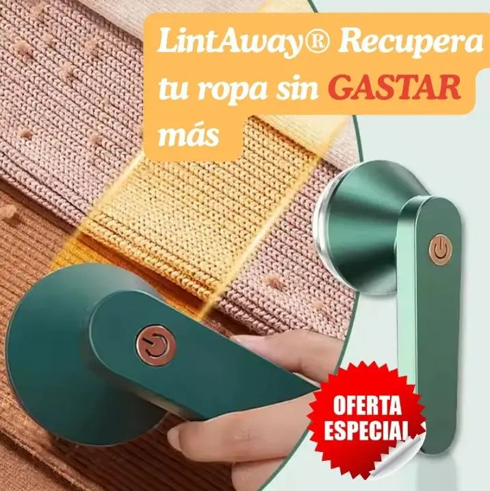 LintAway™ Removedor de Pelusas Eléctrico / RECUPERA tu ropa sin gastar de más!