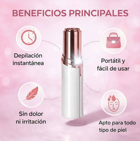 Depiladora Facial Portátil / Elimina el vello incómodo sin dolor