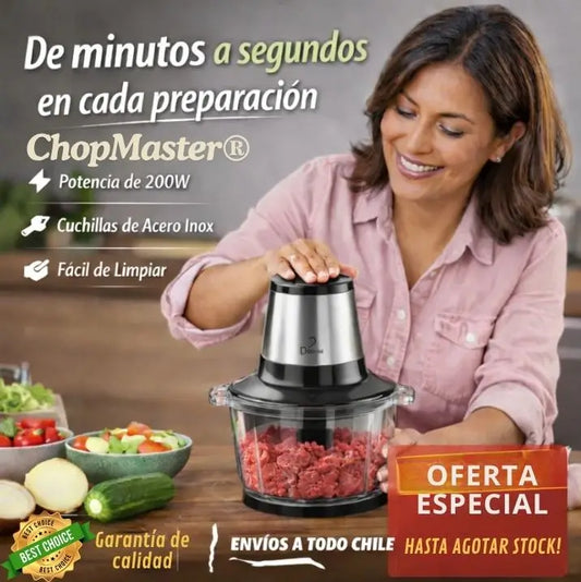 ChopMaster®  - Pica todo en SEGUNDOS, sin ESFUERZO