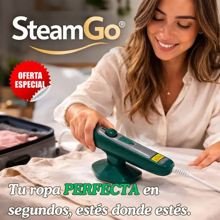 SteamGo™ Mini Plancha Portátil / No gastes MÁS tiempo en planchar ropa