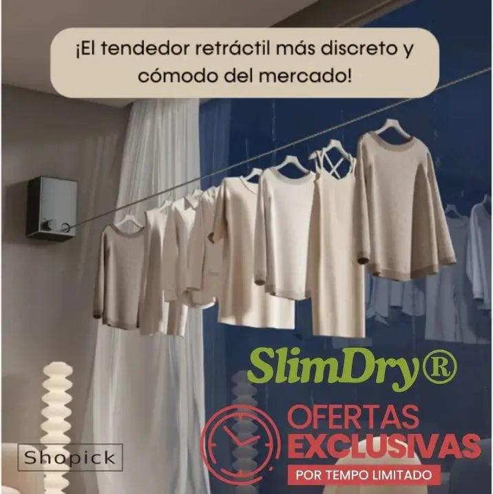 SlimDry® / Olvídate del DESORDEN y seca tu ropa FÁCIL