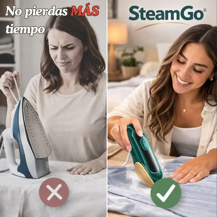 SteamGo™ Mini Plancha Portátil / No gastes MÁS tiempo en planchar ropa