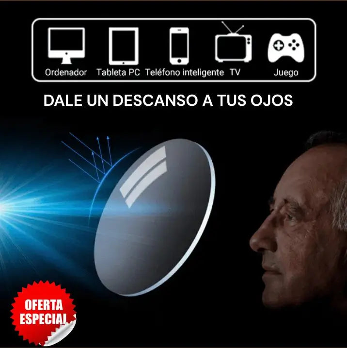 VisionFlex RT90™ 2X1 LENTES INTELIGENTES / Un solo par para todo el dia