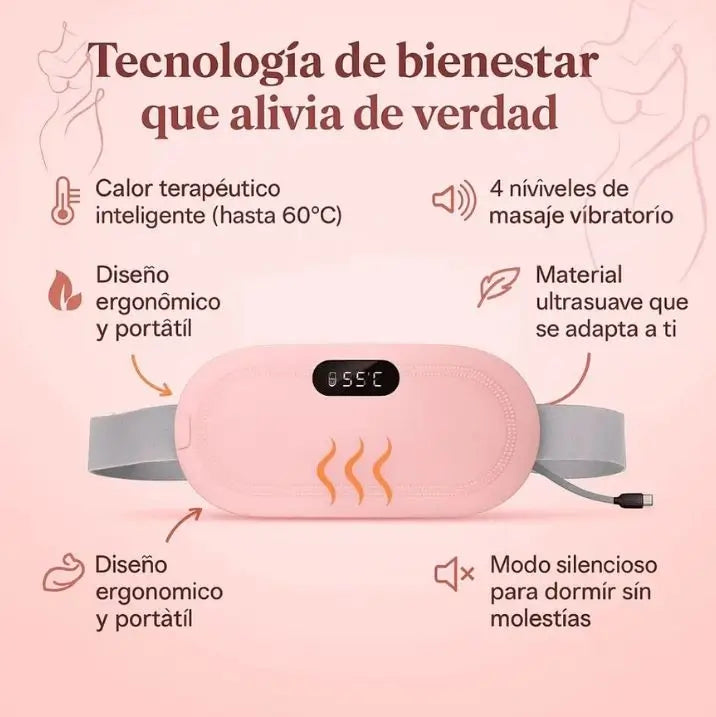 CrampEase™ Cinturón Térmico Inteligente / No más DOLOR insoportable