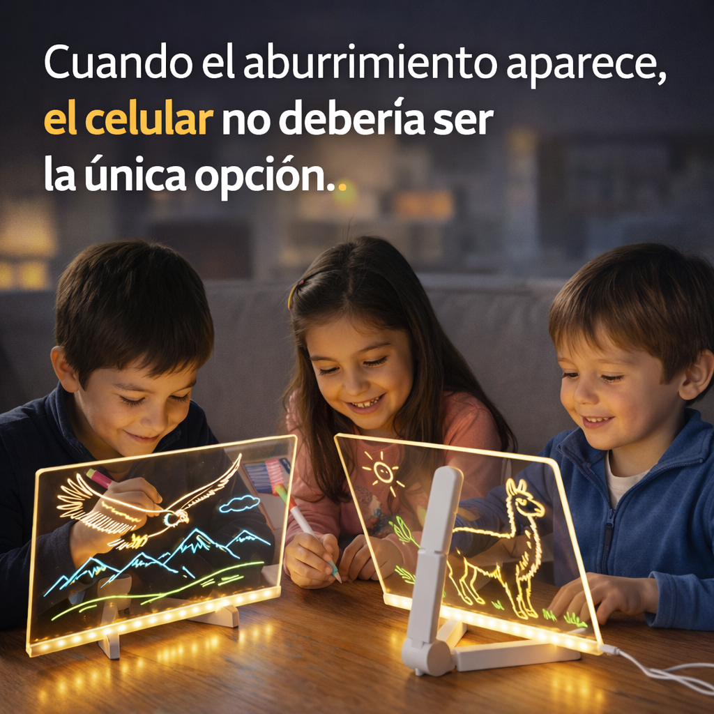 ✨Pizarra LED Creativa / Entretención ilimitada sin celular