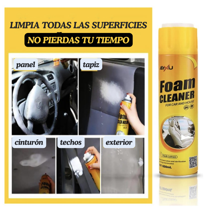 TotalClean® Limpiador Espuma / Ahorra dinero en lavados de autos